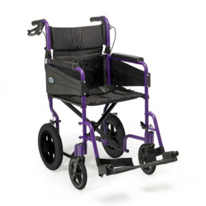 Days Escape Lite Attendant Propelled Wheelchair Purple 091547579